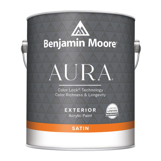 Aura Waterborne Exterior Paint - Satin Finish N631
