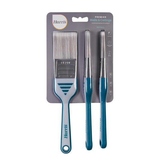 Harris Premier Detail Brush 3 Brush Set - 25mm/38mm/50mm